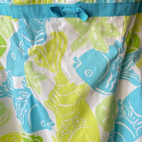 Vintage White Tag Lilly Pulitzer, “Clearwater” print strapless dress, size 0 - Picture 5 of 10